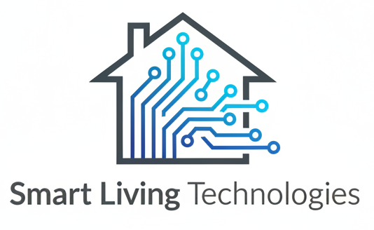 Create a unique logo, white background for Smart Living Technologies